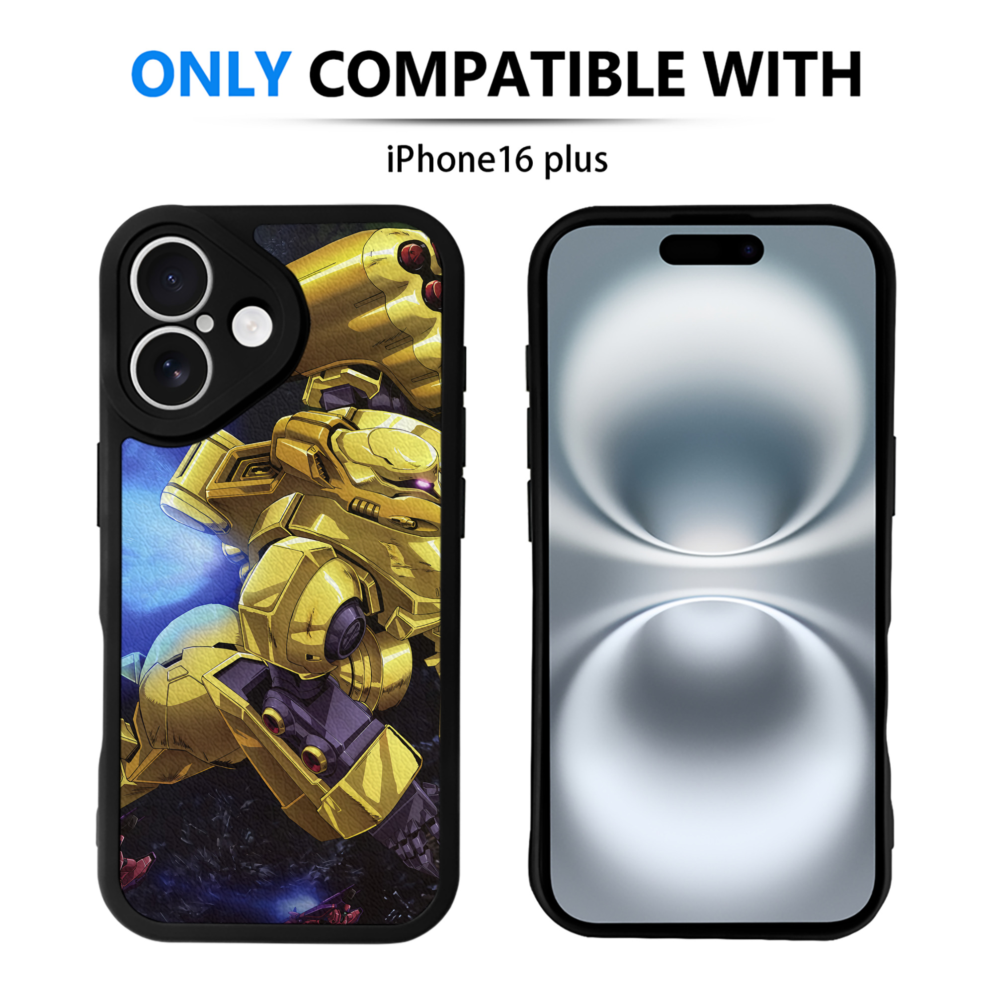 （画像用） 機動戦士ガンダム Mobile Suit Gundam 【iPhone 16シリーズ対応】シリコンスマホケース（レザー調） 材質：シリコン
